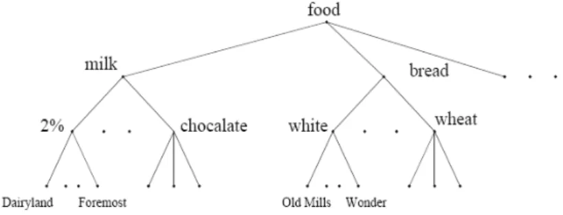 Figure 1.2 – A hierarchy of food products [18]