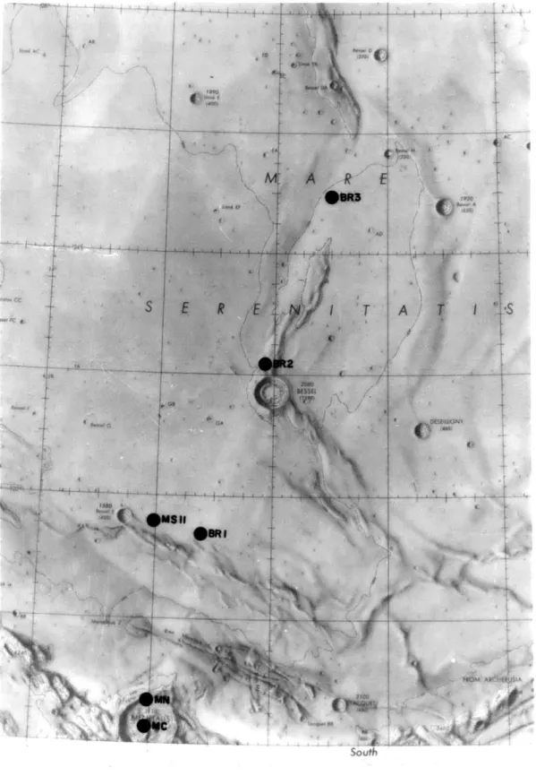 FIG.  5  SPOTS  IN  THE  MARE  SERENITATIS  AREA
