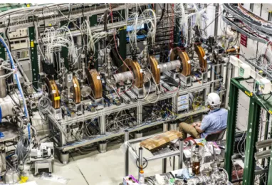 Figure 4.3 – Picture of the Buffer Gas Trap in the GBAR experiment at CERN (Picture by Ciaran McGrath).