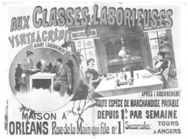 Figure 9. Affiche publicitaire &#34;Aux Classes Laborieuses&#34;, 1892 (Source : BnF)