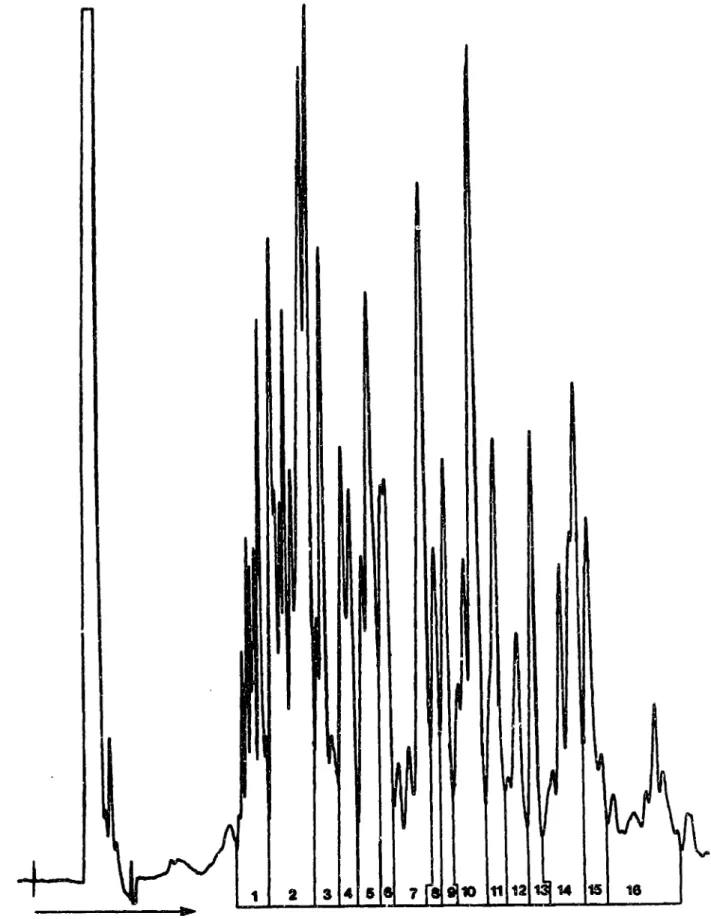 Figure 11.3: BPLC ebro. .toar" of an .-c.h,.otryptlc d 1, •• t of Indo B treated external invert...