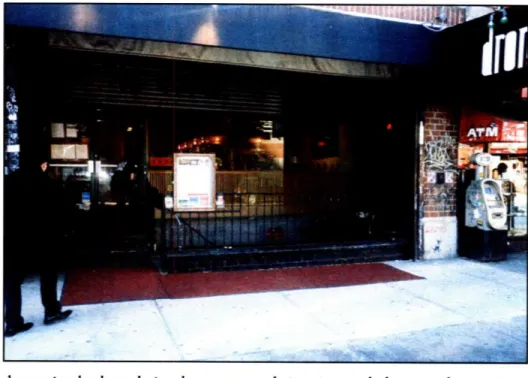Figure 3.2.  The Facade  of 85 Avenue A. The  entrance  to  the former  Opaline  space  is down  the stairs.Source: