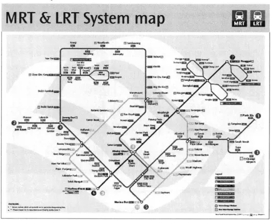 Figure 3.1: Singapore  Rail Network
