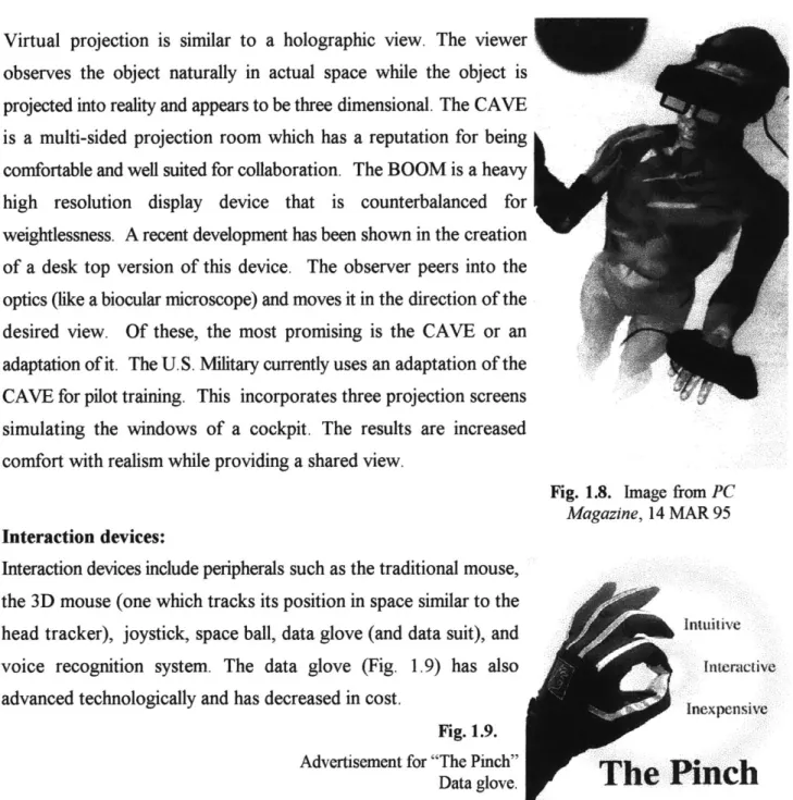 Fig.  1.8.  Image  from  PC Magazine,  14  MAR  95 Interaction devices: