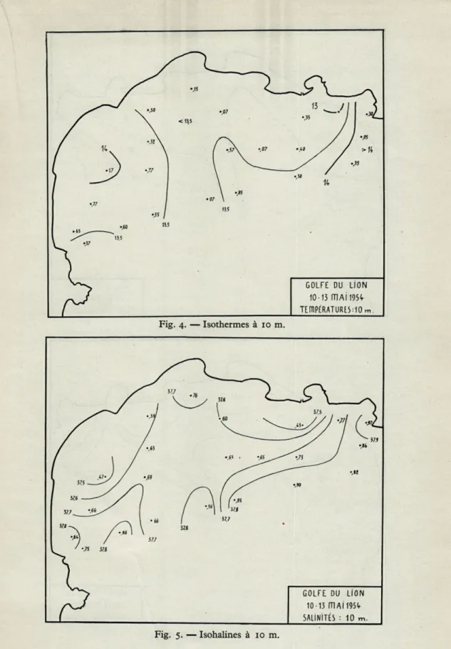 Fig.  4.  — Isothermes  à  10  m. 