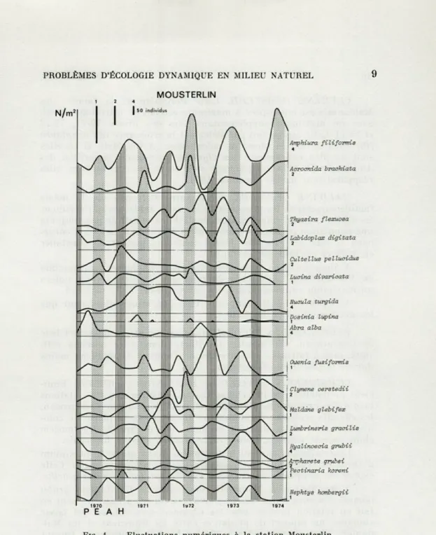 FIG.   4.  —  Fluctuations  numériques  à  la  station  Mousterlin. 