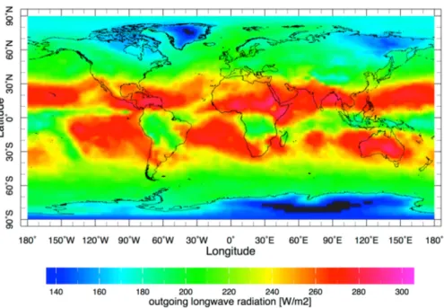 Figure 2. OLR published by the National Oceanic and Atmospheric Administration (NOAA) - February 2016.