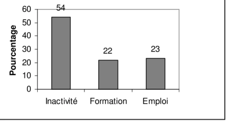 Figure 5 : Situation professionnelle en phase 2 