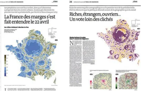 Figure 10 : Représentation des corrélations de facteurs socio-économiques participant à expliquer le vote F.N