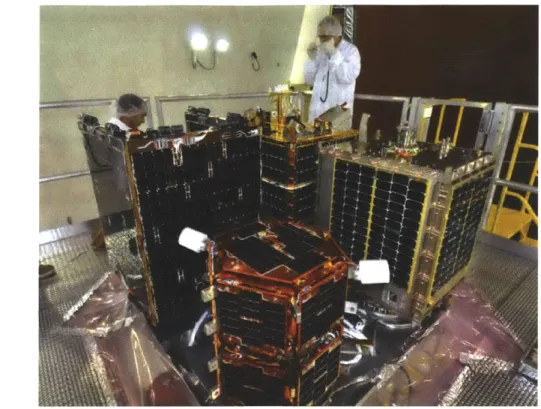 Figure  2-1:  ESPA  Class  Satellites  Mounted  on  Minotaur  IV  MPA  For  Launch  [31]