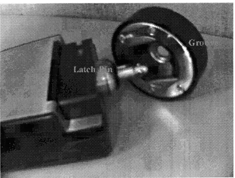 Figure  16:  Latch Pin  and  Groove