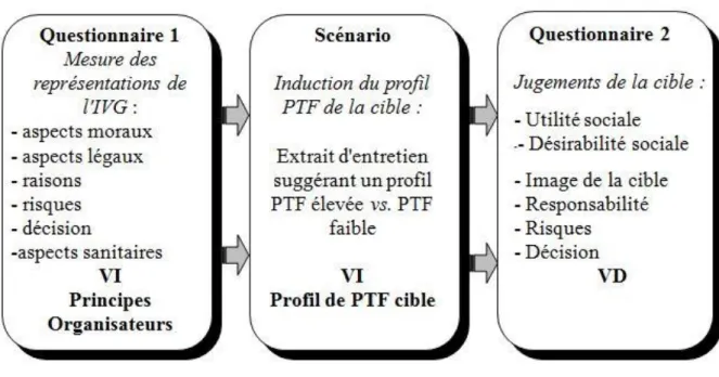 Figure 6. Vue d’ensemble du protocole expérimental de l’étude 6.  