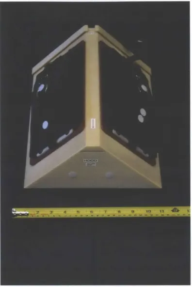Figure  2-7:  Hood with  non  deployed  baffles  - front  view.  Credit:  FIT.