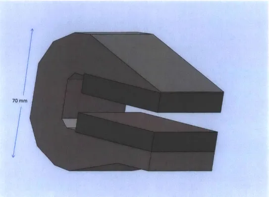 Figure  2-1:  A  CAD  model  of  the  magnet  yoke.