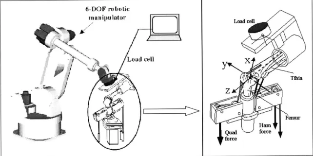 Figure 4.1:  Set-up  of the robotic testing  system