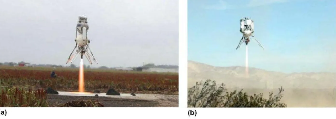 Figure 2-1. Prototype vehicles competing in the Northrop Grumman Lunar Lander Challenge
