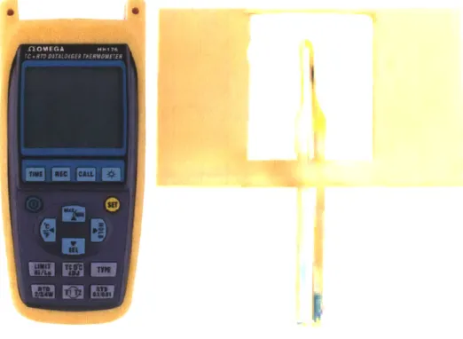 Figure 9:  Omega  Thermometer and Thermocouple