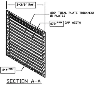 Figure  1-3  Cross-Sectional  Engineering  Drawing  of an  HEU  Fuel  Element  171