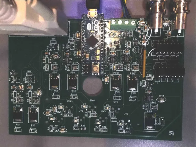 Figure  2-4:  Populated  control  PCB.