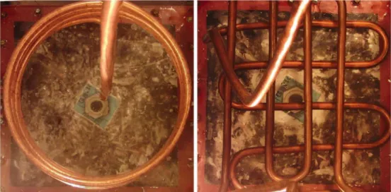 Figure 3-6: Left: Circular design Right: Serpentine design
