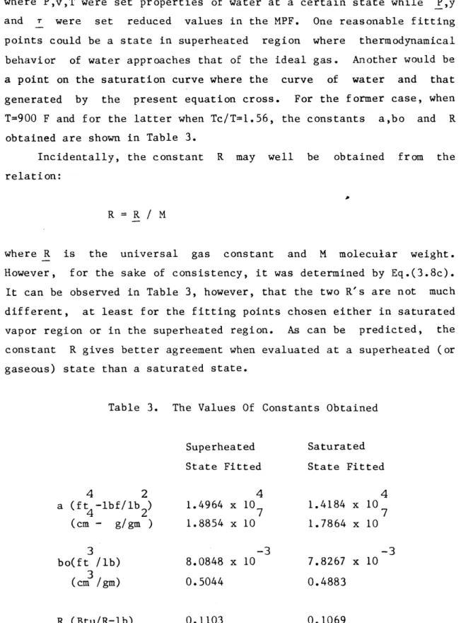 Table  3.  The  Values  Of  Constants  Obtained