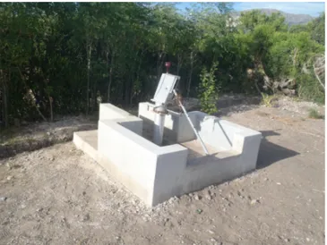 FIGURE 1. The Bercy well as installed by CHI Haiti.