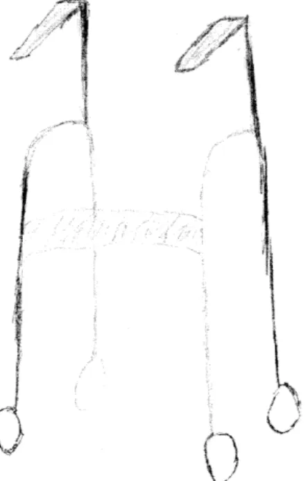 Figure 3:  Drawing of upright walker