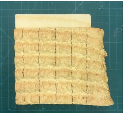 Figure 9: Print-in-Place formwork sample for ISO 4287 roughness characterization 