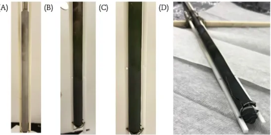 Fig. 8. Appearance of the Cr-coated sample during the high-temperature oxidation test