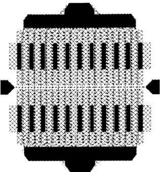 Figure 24.  Openings pattern  shown  in black,  with  underlying  metals shown  in