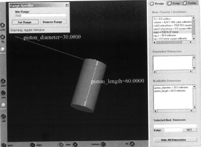Figure  3.7  Entering Limit  on a Design Parameter