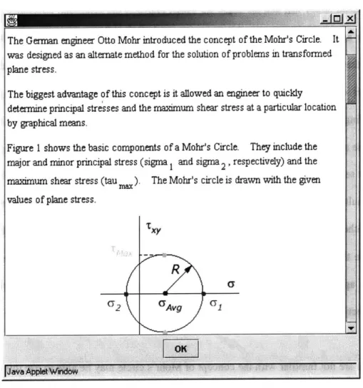 Figure  1  shows  the basic  components  of a Mohr's  Circle.  They  include the major and minor principal stress  (sigma  1  and  sigma  2  ,  respectively)  and the maximum  shear stress  (tau  )