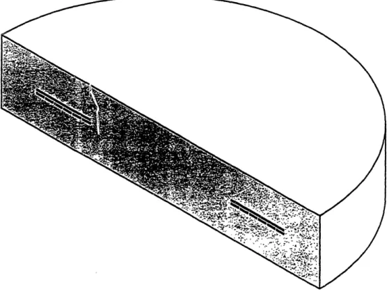 Fig.  4.3  Cutaway view of cofired transformer with planar  spiral winding.