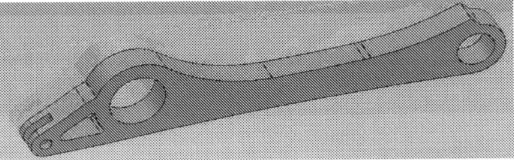 Figure 5.  Solid model of designed radius