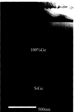 Figure  2.8:Cross-sectional  TEM  image  of  the  fabricated  SOLES  wafer.  Courtesy  Carl Dohrman