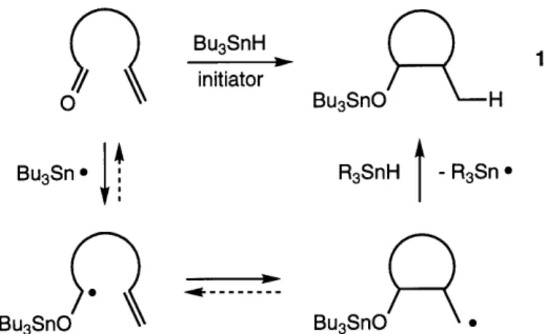 Figure  2.2.1.  Reductive  Cyclization  with  Stoichiometric  Bu 3 SnH