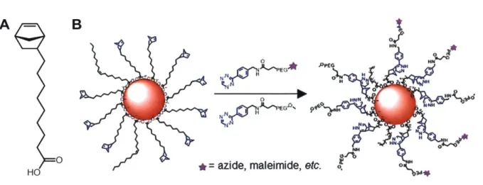 Figure  1.7  The  structure  of the  click-ready  carboxylic  acid  ligand  synthesized  by  Cordero  et al