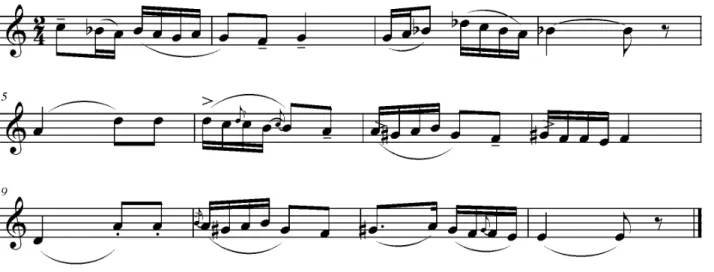 Fig. 1a  « Una matica de ruda », version Hemsi 
