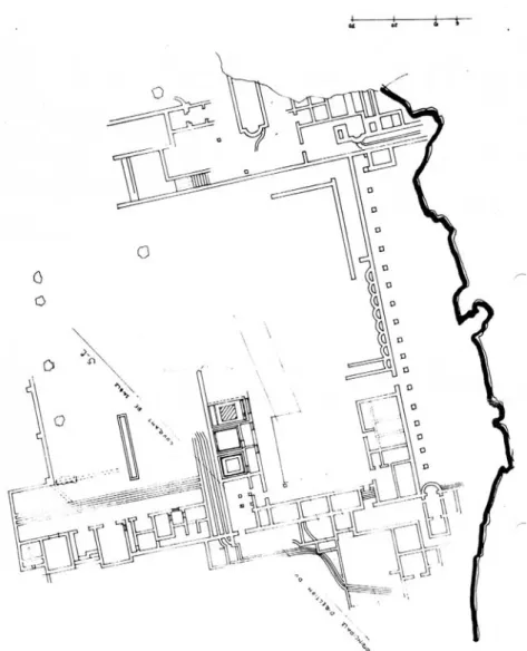 Fig. 3 : Villa de Saint-Cyr-les-Lecques  (Plan inédit de Jean-Marie Gassend).