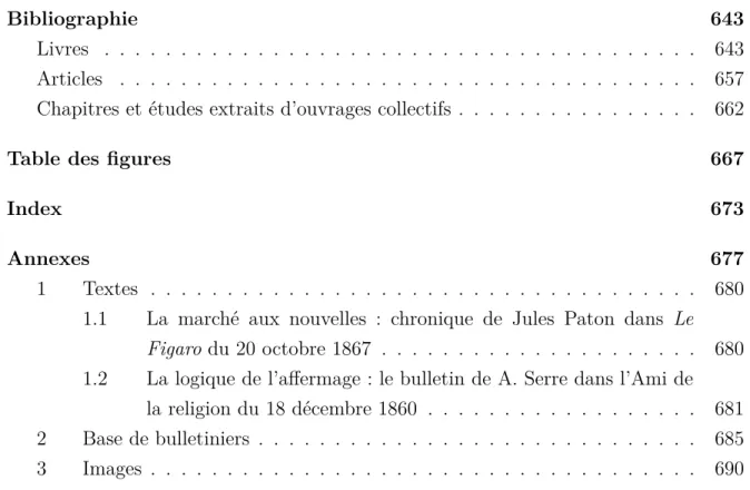 Table des ﬁgures 667