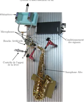 Figure 2 – Sch´ema de principe de la bouche artificielle.