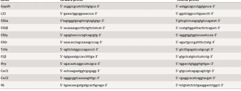 Table 1. Nucleotide sequences of primers used for RT- RT-qPCR.