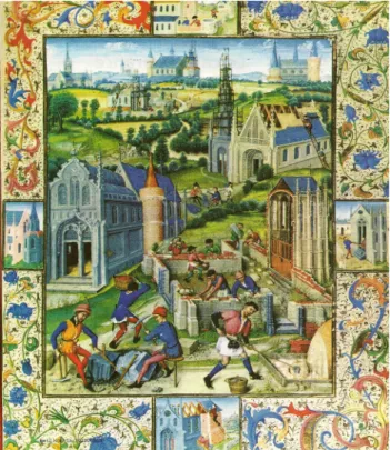 Fig. 8: Jean Dreux, Chronique de Girart de Roussillon, Vienne, v. 1450. 