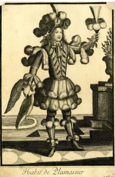 Fig. 2: Nicolas II de Larmessin, Costume de Plumassier , vers 1695.