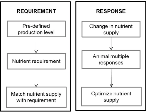 Figure 1. The requirement and response approaches 