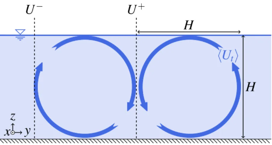 FIG. 6. Schematic representation of the recirculation cells.