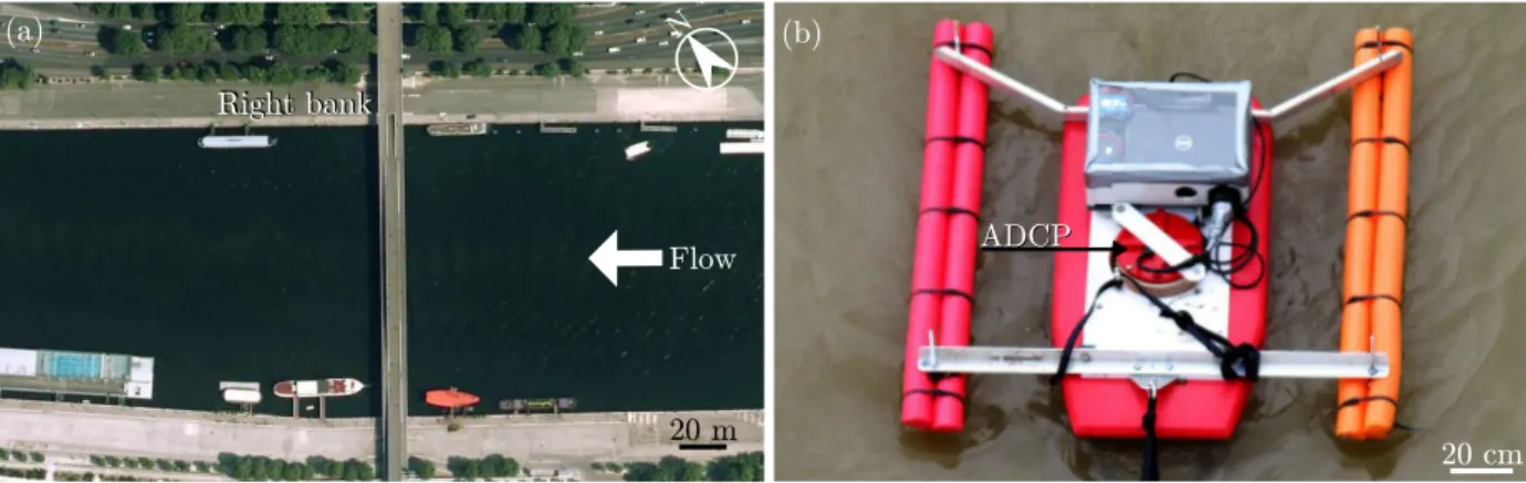FIG. 2. (a) Aerial picture of the field site (source: Institut G´ eographique National)