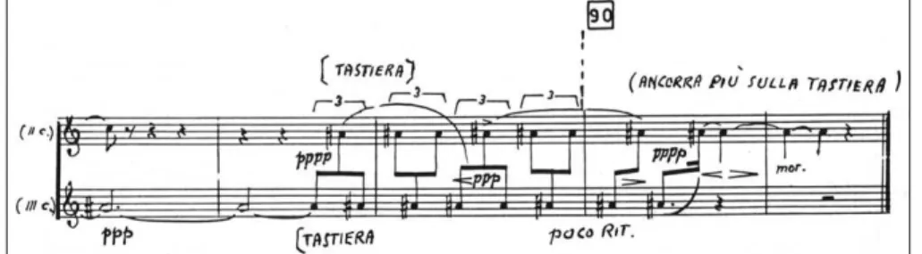 Figure  11.  Ygghur,  extrait  du  troisième  mouvement,  m. 86-91  [Salabert  EAS  18290,  1985  – 