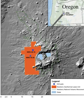 Figure 2. Location of the proposed NDDP well at NWG 46-16.