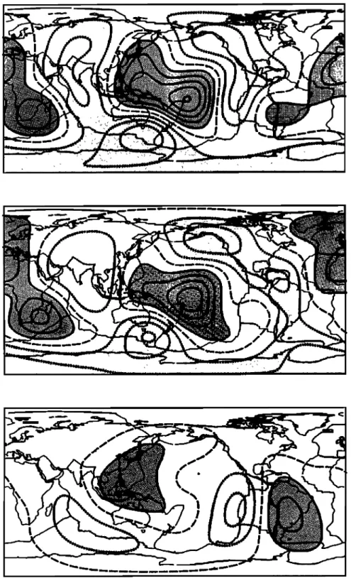 Fig.  13.  Predicted  geoid  (top  map)  for  the  solution  corresponding  to  the  best  set  of  parameters  in  Figure  12